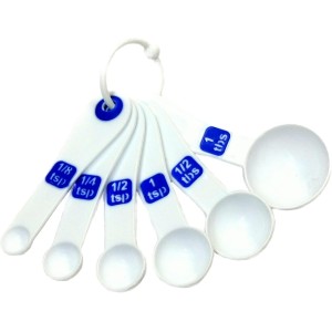 Plastic Measuring Spoon Set, 6 piece set...