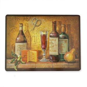 Benson Mills Cork Placemats Set of 4, Thick Cork Place Mats for Kitchen and Dining Tables, Easy Clean Table Mats (12