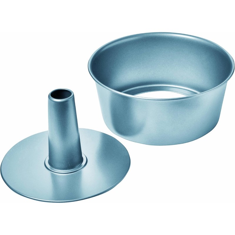 Chicago Metallic 2-Piece Non-Stick Angel Food Cake Pan, 9.5-Inch