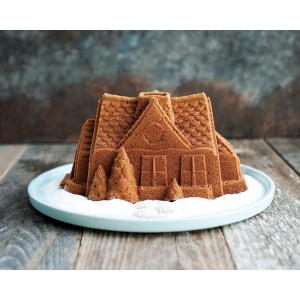 Nordic Ware Gingerbread House Bundt Pan