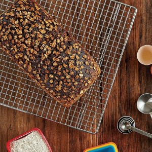 Mrs. Anderson's Baking Professional Cooling Rack, Heavy Duty Steel, Fits Half Sheet Pans, 16.5 x 11.875 x 0.625-Inches