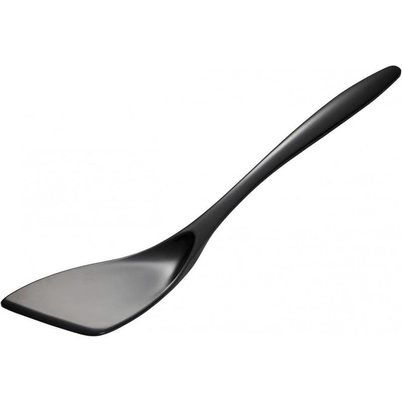 Gourmac Hutzler 12-1/2 Inch Melamine Turner, Black