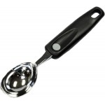 Chef Craft Select 1-Piece Heavy Duty Ice Cream Scoop, 8 inch, Black and Chrome