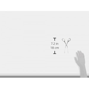 Norpro, Silver Stainless Steel Serving Tongs, 7.5 INCH