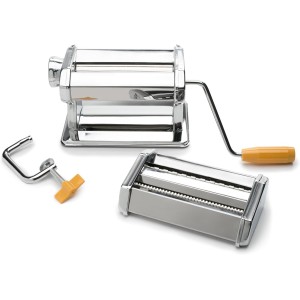 Fox Run 57666 Pasta Maker Machine/Roller, Stainless Steel 8 x 14 x 6.5 inches