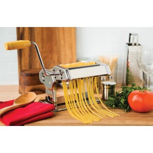 Fox Run 57666 Pasta Maker Machine/Roller, Stainless Steel 8 x 14 x 6.5 inches