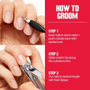 Revlon Nail Clipper With File, Manicure Care Tool With a Curved Blade for an Accurate Trimming and Grooming, Easy to Use (Pack of 1)