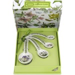 Portmeirion Botanic Garden Porcelain Measuring Spoons, Set of 4 – Floral Motifs, Durable Chip-Resistant Porcelain, Thoughtful Mother’s Day Gift for Mom, Great for Baking, Cooking & Meal Prep