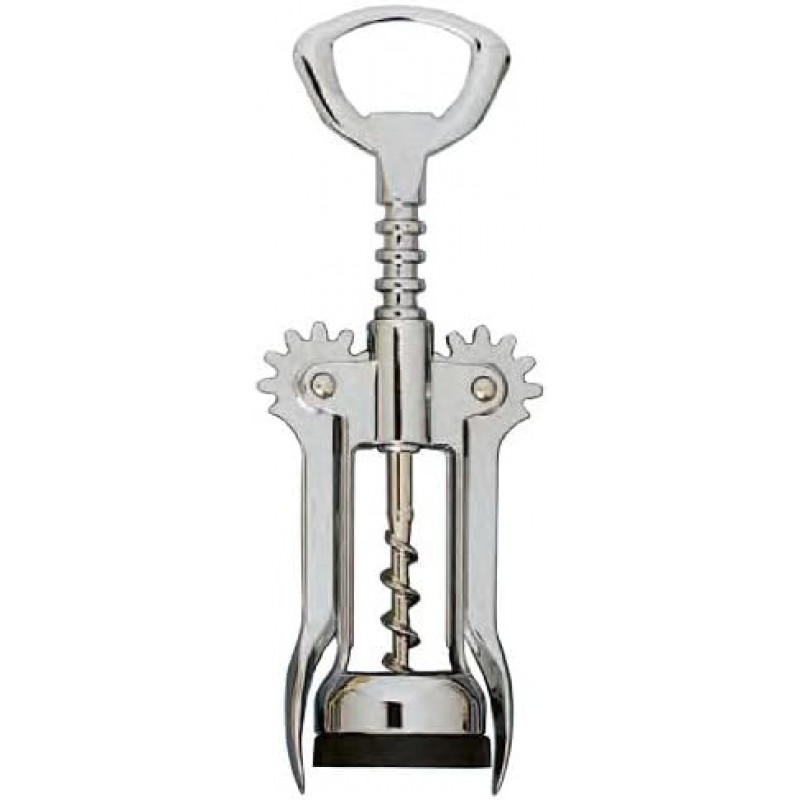 Wing Corkscrew, Auger Worm, Chrome Plated