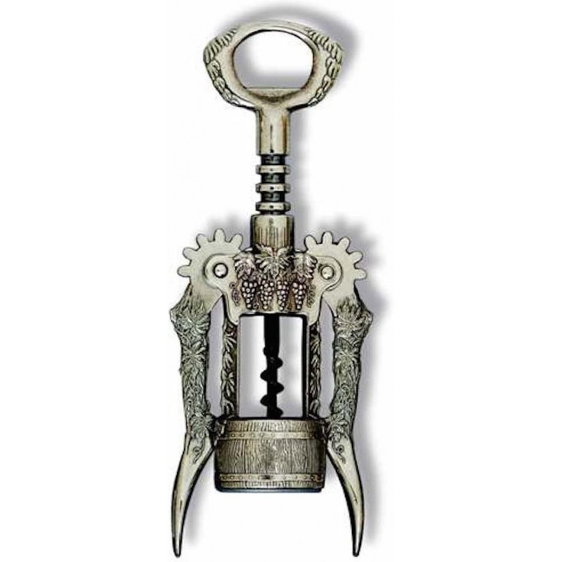 BOTTICELLO - GRAPE DESIGN Steel Wing Corkscrew, Italy