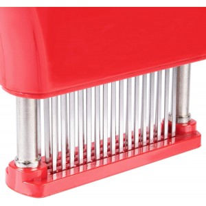 Chef-Master Meat Tenderizer Tool, Stainless Steel Sharp Needle Blade Tenderizer Tool for Beef, Chicken, Turkey, Pork, Fish, Professional Tenderizing Machine Cooking Set,