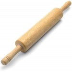 FARBERWARE Classic Wood Rolling Pin, 18-Inch Hardwood Dough Roller for Baking Pizza, Pies, Pastry and Cookies, Ergonomic Handles, Kitchen Essential