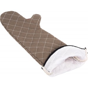 San Jamar 800FG24 BestGuard Commercial Heat Protection Up to 450° F Oven Mitts (Pair), 24