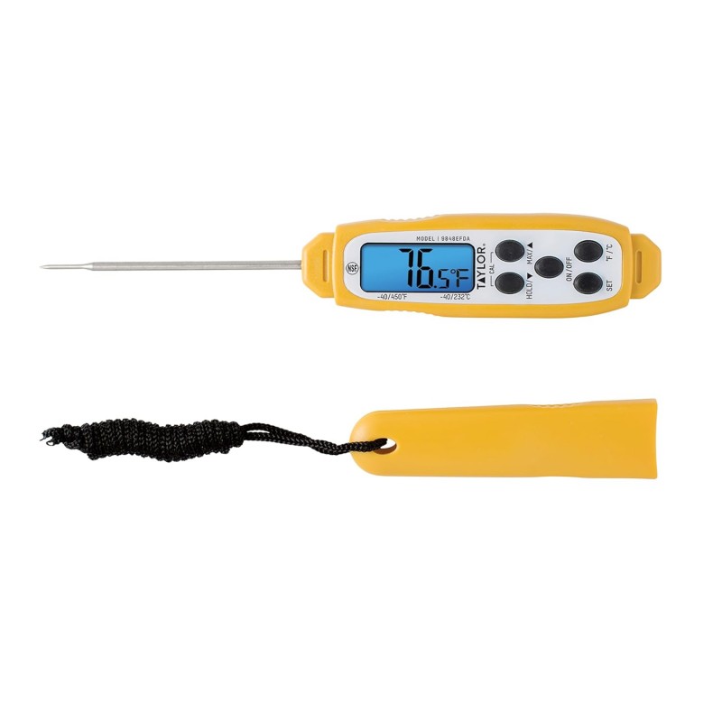 Taylor 9848EFDA 200-400F Waterproof Instant Read Thermometer