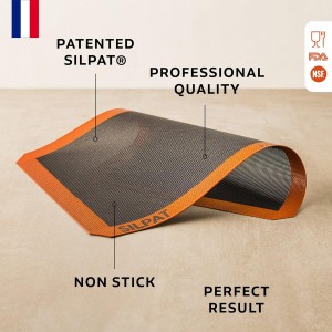 Silpat The Original Silpain Premium Non-Stick Silicone Baking Mat for Bread, 11-5/8 x 16-1/2