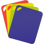 Heavy Duty Grippmat Flexible Cutting Board Set of Four, 11.5 x 14 inches, Blue, Green, Yellow and Red,6554PK