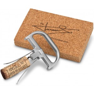 The Durand® two part device to successfully remove older and fragile wine corks whole and intact.