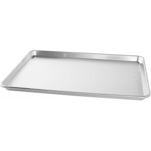 Nordic Ware Extra Large Baking Sheet, 21 x 15 inches, XL Big sheet pan Natural Uncoated Aluminum, Reinforced Steel Rim Prevents Warping, 1pk Big Sheet