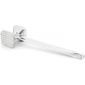Fox Run Aluminum Meat Tenderizer, 2 x 2.5 x 9 inches, Metallic