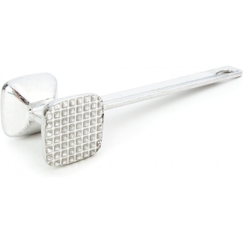 Fox Run Aluminum Meat Tenderizer, 2 x 2.5 x 9 inches, Metallic
