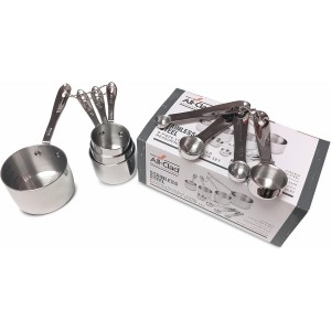 All-Clad Stainless-Steel 8 pc. Standard-Size Measuring Cup & Spoon Combo Set