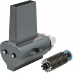 LEM Products BigBite 2-in-1 Jerky Slicer and Tenderizer Attachment for Meat Grinders, Aluminum