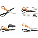Fiskars Cuts + More Titanium All Purpose Scissors w/ Sharpener and Take Apart Knife