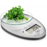 Ozeri Pro II Digital Kitchen Scale with Removable Glass Platform and Countdown Kitchen Timer (1 g to 12 lbs Capacity)