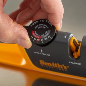 Smiths Adjustable Manual Knife Sharpener Gray/Yellow S-50264