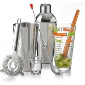 Libbey Mixologist 9-Piece Cocktail Set, ...