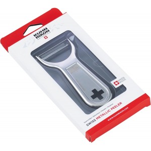 Kuhn Rikon Swiss Metal Peeler 4”, Stainless Steel