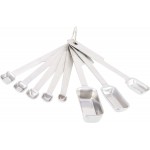 Norpro 8-Piece Stainless Steel Measuring Spoon Set, One Size, Metallic