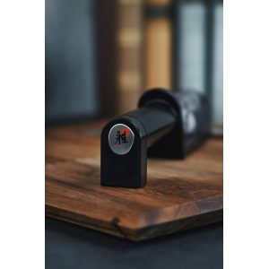 ZWILLING MIYABI Knife Sharpener, Ceramic & Diamond Discs, Matte Black