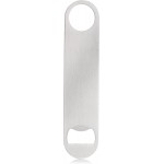 New Star Foodservice 533401 Stainless Steel Flat Bottle Opener, 7-Inch