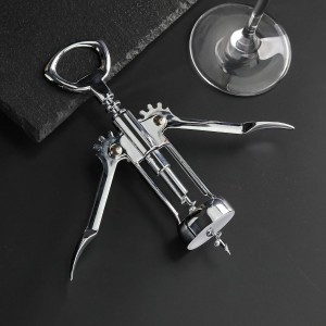 New Star Foodservice 48209 Zinc Alloy Wing Corkscrew, 7-Inch