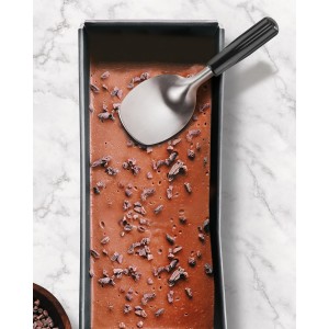 New Star Foodservice 34363 Stainless Steel 18/8 Espresso Frothing Spade & Ice Cream Spade Bakelite Handle, Silver