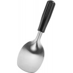 New Star Foodservice 34363 Stainless Steel 18/8 Espresso Frothing Spade & Ice Cream Spade Bakelite Handle, Silver