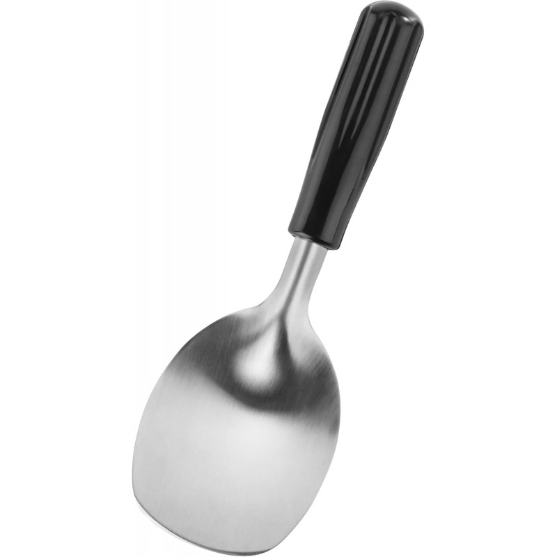 New Star Foodservice 34363 Stainless Steel 18/8 Espresso Frothing Spade & Ice Cream Spade Bakelite Handle, Silver