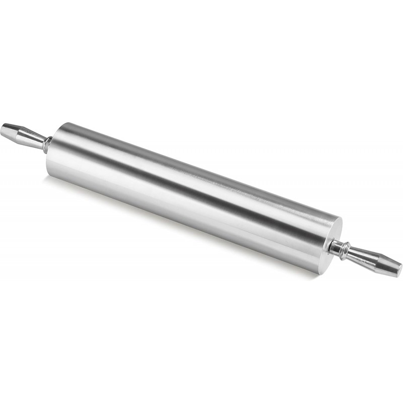 New Star Foodservice Extra Heavy Duty Restaurant Aluminum Rolling Pin, 18