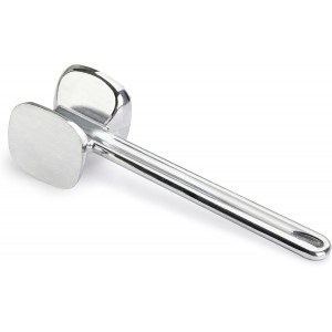 New Star Foodservice 36374 Heavy Duty Cast Aluminum Meat Tenderizer, 10-Inch