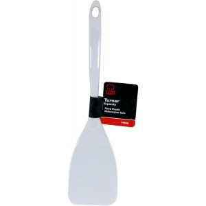Chef Craft Basic Melamine Spatula/Turner, 11.25 inch, White