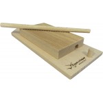 Eppicotispai Garganelli and Gnocchi Stripper with Paddle, Natural Beechwood, Brown