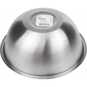 Chef Craft Brushed Mixing Bowl, 5-Quart, Stainless Steel