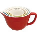 Creative Co-Op Bowl Shaped Measuring Cups (Set of 4 Sizes)