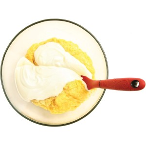 Norpro Grip EZ Fiskie Red Santoprene Combination Fork and Whisk