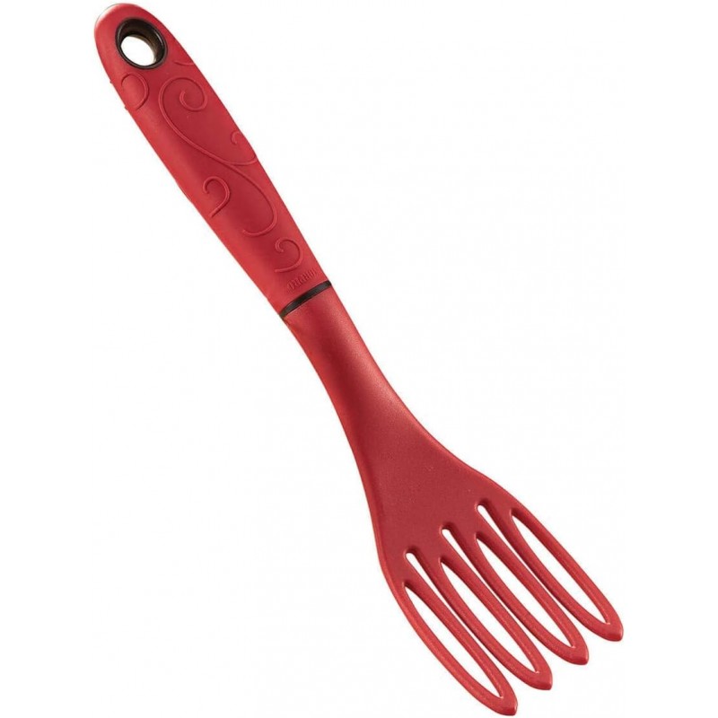 Norpro Grip EZ Fiskie Red Santoprene Combination Fork and Whisk