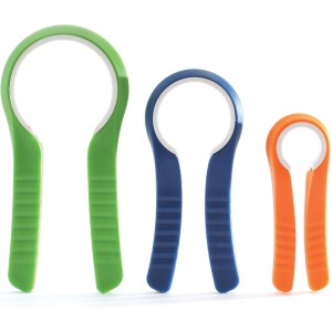 Norpro 3-Piece Jar Opener Set, Multicolo...