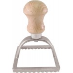 Paderno World Cuisine Square Ravioli Stamp, Gray