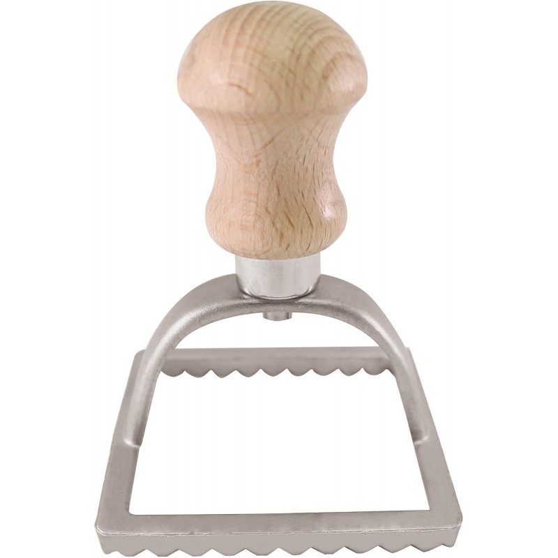 Paderno World Cuisine Square Ravioli Stamp, Gray