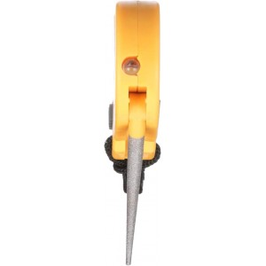 Smith’s 50364 Pocket Pal X2 Sharpener & Outdoors Tool – Yellow – Coarse and Fine – LED Light – Fire Starter – Signal Whistle - Compass